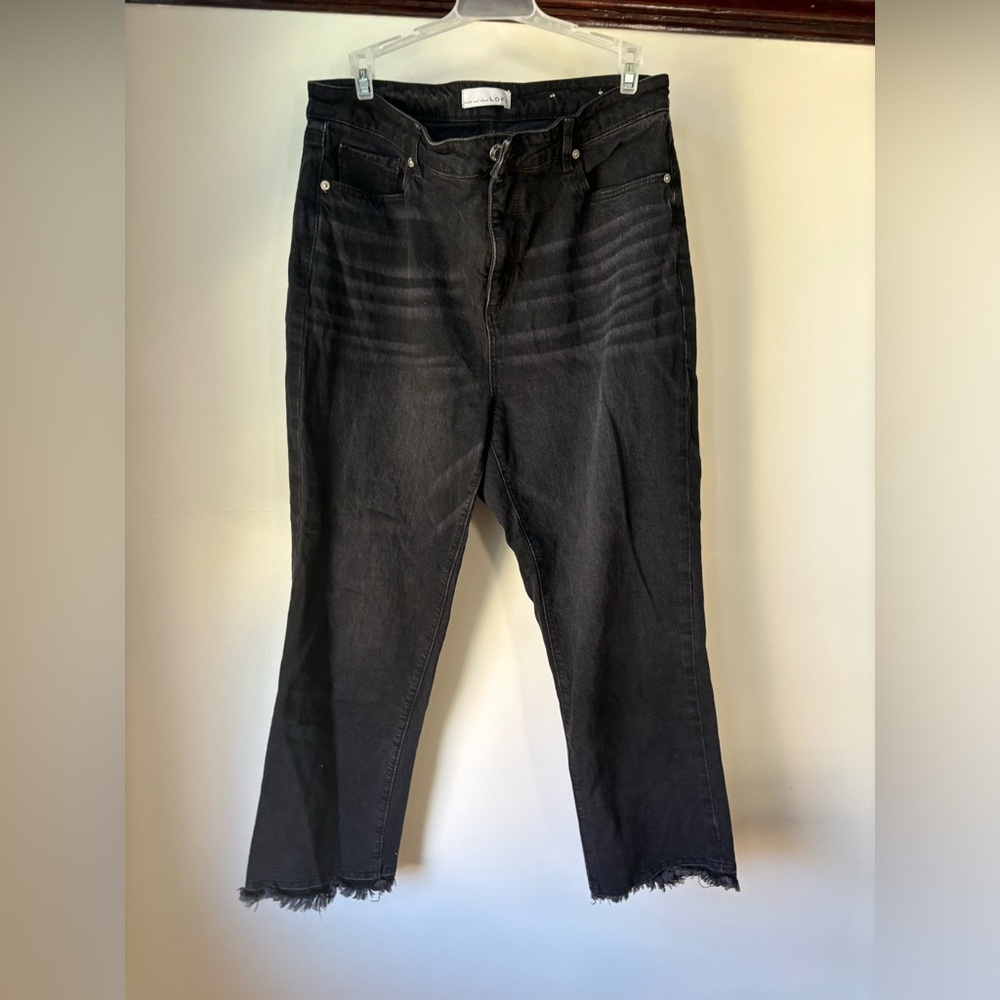 LOFT Women's Black Ankle Jeans